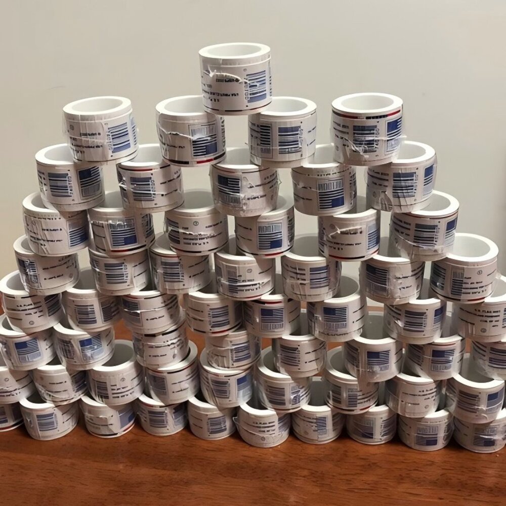 2023 U.S Flag Forever Postage 60 Roll of 6000 - Picture 2 of 2